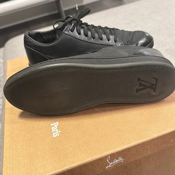 Black Louis Vuitton sneakers - Picture 5 of 6